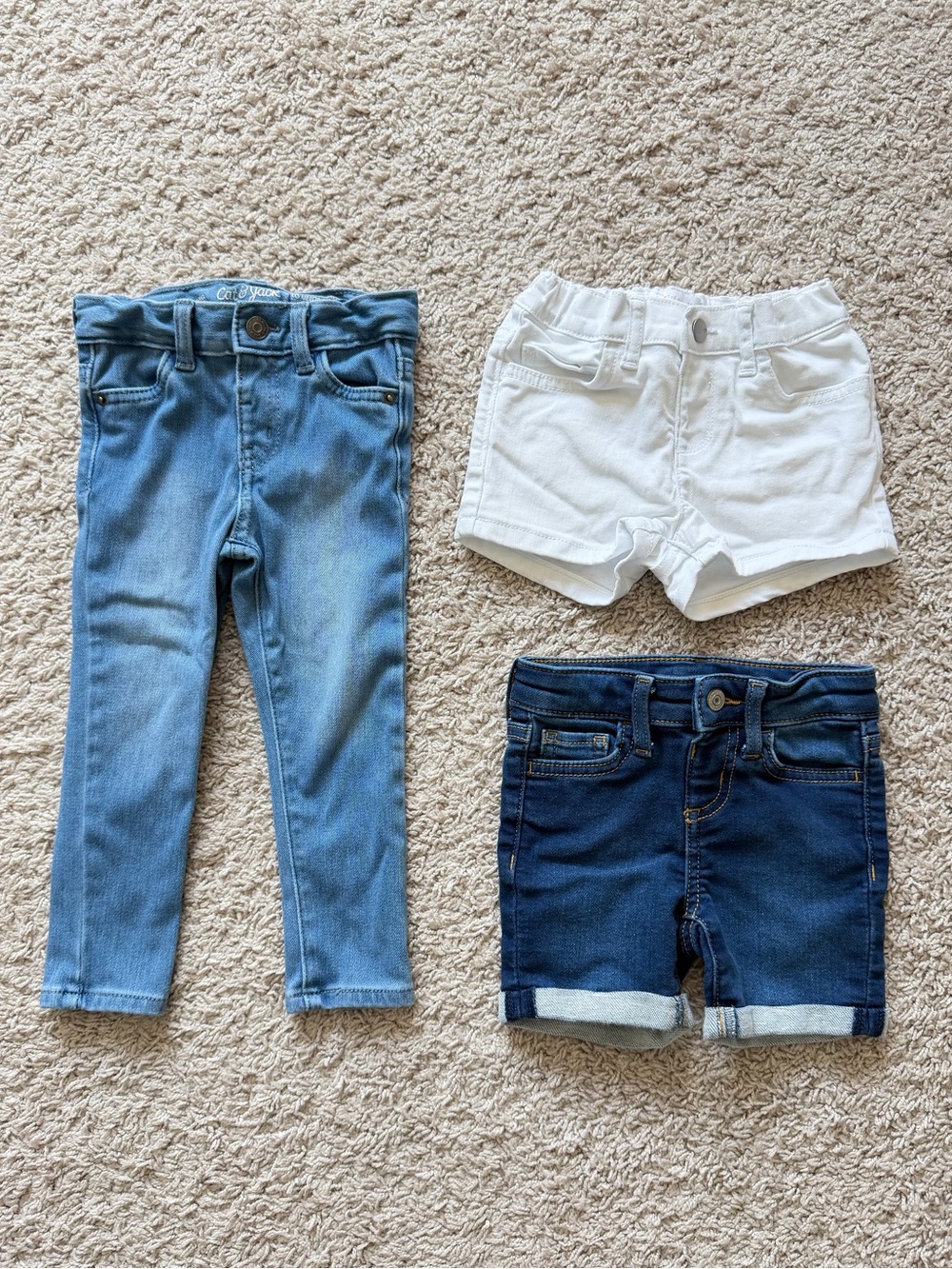 Toddler Girl Jeans and Shorts Bundle